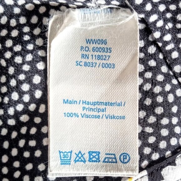 Boden Mollie Floral Patchwork Polka Dot Dress 14L - Picture 7 of 8